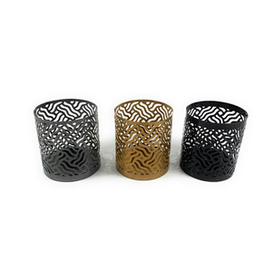 Porte-bougie décoratif en fer élégant et moderne, résistant à la chaleur, durable, de qualité supérieure, léger, pour la table, décoration d'intérieur, décorations de mariage - Product Image 1