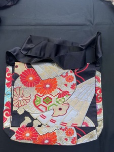 Exemplary Prices Exceptional Quality Small Size Handmade One-of-a-Kind Obi Upcycle Kimono Fabric Customize Tote Bags For Women - Product Image 4