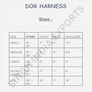 Genuine <b>Leather</b> Dog <b>Harness</b> Adjustable Soft Padded Pet <b>Harness</b> All Sizes Available Heavy Duty Comfortable Design for Dogs - Product Image 3