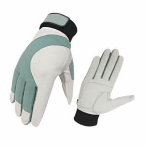 Gants de sécurité en cuir de chèvre renforcé, gants de protection personnelle industrielle pour travaux mécaniques - Product Image 3