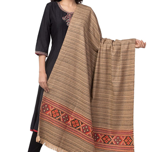 Wholesale High Quality Stylish Handmade Kashmiri Women Shawl New Fashion Warm Neck <b>Wrap</b> Cashmere Pashmina Shawl for Women - Product Image 1