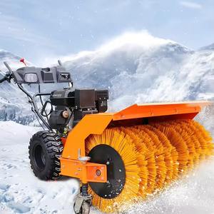 Barredora de Nieve Multifuncional de Doble Rueda con Motor y Engranajes, Sopladora de Nieve de Alta Potencia para Limpieza de Superficies de Carreteras - Product Image 3