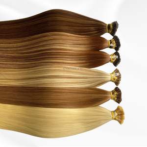 Double Drawn I Tip Extension Pré-boné Extension de cheveux Raw Vietnamese High Quality Raw Keratin I Tip Extensions de cheveux - Product Image 3