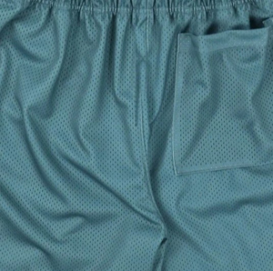 Shorts de basketball 100 % polyester à séchage rapide, personnalisables avec logo d'équipe, taille haute, cordon de serrage, légers, anti-UV, pour la performance sportive - Product Image 2