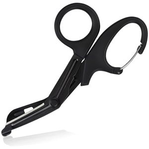 Tijeras Médicas para Trauma, Tijeras Profesionales de Rescate de Emergencia, Acero Inoxidable, Herramienta para Cortar Vendajes, Punta Roma, Seguras - Product Image 2