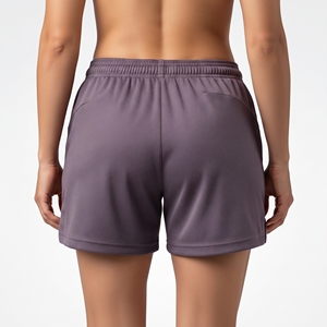 Custom <b>Women's</b> Plus Size Polyester Fleece Casual <b>Shorts</b> Elastic Waist Athletic Training Bottoms Comfortable Lightweight Sports - Product Image 3