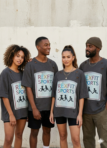 Services OEM, impression personnalisée de logo sur t-shirts, t-shirts en coton premium, t-shirts streetwear surdimensionnés, tissu respirant - Product Image 2