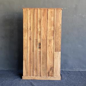 Meilleure collection d'armoires de présentation en bois massif sculpté à la main, style vintage rustique, avec porte en verre, pour le rangement d'objets d'art himalayen antiques - Product Image 3