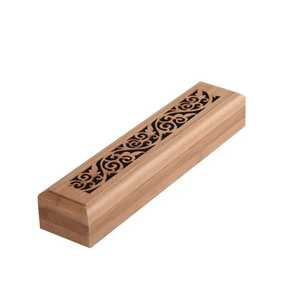 Home Garden Decor Wooden Wood Pattern Bakhoor Wedding Religious Aromatic Fragrance Durable Wood Incense <b>Burner</b> Stick Holder - Product Image 1