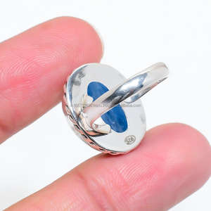 Meilleure qualité 925 argent Sterling réglable à la main bague pierres précieuses mariage et anniversaire bijoux cadeau pour la mère - Product Image 4