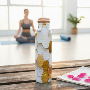 Bouteille de bière en cuivre de qualité supérieure, design classique, hermétique, anti-fuite, grande capacité, bouchon push-pull, compatible lave-vaisselle, cadeau d'affaires - Product Image 5