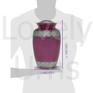 Urna Funeraria Eternal Harmony, Urna Conmemorativa Grande Hecha a Mano para Cenizas Humanas, Acabado Elegante, Bolsa de Terciopelo, Fábrica OEM ODM - Product Image 3