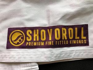 Lot RTS Shoyorol # Ensemble de Kimono Bjj Mamba Competitor Blanc 83, 100% Coton, Uniformes d'Arts Martiaux Brésiliens Shoyorol Jiu Jitsu - Product Image 5