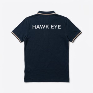 Chemise à manches courtes boutonnée unie pour homme Hawk Eye Sports, haute performance, tricotée, 100 % coton, 220 g, avec logo frontal, douce et respirante - Product Image 6