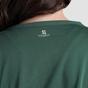 Nueva Camiseta de Mujer de Color Sólido, Holgada, Simple, Básica, con Cuello Redondo, Moderna, Personalizable, Informal, Verano 2026 - Product Image 6