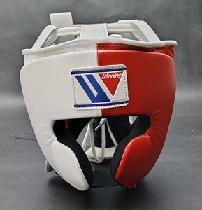 Protector de Cabeza de Boxeo de Cuero Vacuno Genuino Personalizable de Alta Calidad, Agarres Antideslizantes, Transpirables, Ligeros, con Cordones para Entrenamiento - Product Image 3