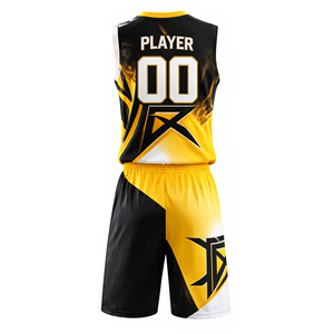 Maillot de basketball en polyester personnalisé avec logo, respirant, pour hommes, équipes de club, séchage rapide, maillots de basketball pour jeunes - Product Image 3