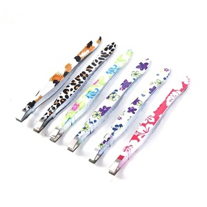 Pinzas para Cejas Clásicas con Diseño Floral S Network, Punta Inclinada, Acero Inoxidable, Diseño Duradero para un Acabado Preciso, Colores Personalizados - Product Image 5