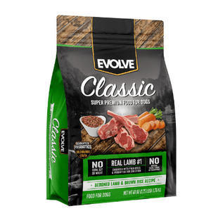 EVOLVE cibo secco per cani classico di agnello e riso integrale 3,75 libbre - Product Image 1