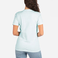 T-shirt à col rond en daim pour homme District DM130 Perfect Tri Tee, 100% coton/fibre de bambou, respirant, écologique