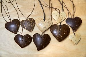 2025บัวสีน้ำเงินทรงกะลามะพร้าวเครื่องประดับสไตล์ออร์แกนิกธรรมชาติสำหรับผู้หญิง - Product Image 2