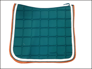 EQUIPRO Sudadero Australiano Azul Marino con Patrón Acolchado de Diamantes Estilo Suroeste, Ribete Rojo y Correa de Sujeción para Salto - Product Image 5