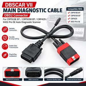 สายเคเบิลวินิจฉัยหลัก DBSCAR VII หัวต่อ OBD2 สำหรับเครื่องสแกนวินิจฉัยรถยนต์ CRP919E BT CRP919X BT CRP429 X431 Pro SE - Product Image 2