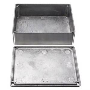 Boîte de jonction en acier inoxydable avec couvercle, boîtier étanche de 8x6x4 pouces pour la protection des câblages électriques - Product Image 2