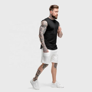 Camisetas deportivas personalizables para hombre, transpirables, para culturismo y entrenamiento, con decoración de botones, se acepta logotipo, en oferta. - Product Image 2