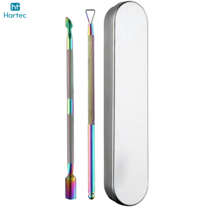 Herramienta Profesional de Acero Inoxidable de Doble Punta para Remover Esmalte en Gel, Empujador de Cutículas y Raspador de Cuchara para Manicura y Arte de Uñas al por Mayor - Product Image 2