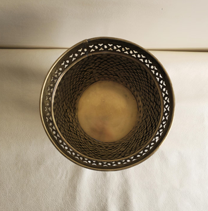 Pot à fleurs traditionnel en laiton de haute qualité, fait main, finement gravé, pour la conservation des fleurs, décoration pour la maison et le jardin. - Product Image 5