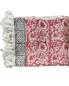 Pareo de algodón estampado a mano al por mayor, cubrecuerpo de playa, pareo y bufanda dupatta para el cuello de verano, ropa de mujer - Product Image 2