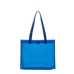 Sac fourre-tout transparent Jack and Jill en PVC, pour le shopping, la plage, les voyages, réutilisable, logo personnalisé, fournisseur en gros - Product Image 2
