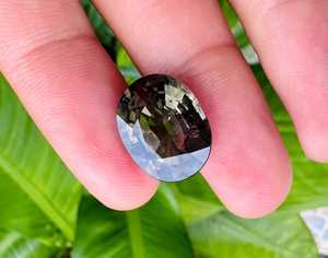 พลอยทัวร์มาลีนสีดำธรรมชาติทรงรี 2.00 กะรัต ZUBEDA GEMS and JEWELLRY สำหรับทำเครื่องประดับ ขายส่ง - Product Image 2