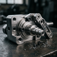 Pièces aérospatiales en acier inoxydable usinées CNC 5 axes de précision, boîtiers de turbine, supports de moteur, composants de fonderie complexes