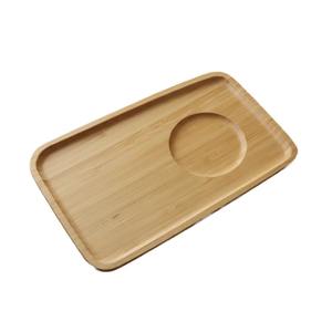 Bandeja de Madera para Servir, Multiusos, para Cocina y Comedor, para Té, Café, Desayuno, Aperitivos, Ligera - Product Image 1