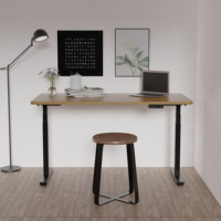 Cadre de bureau assis-debout réglable en hauteur, bureau électrique ergonomique pour la maison, le bureau et les postes de travail