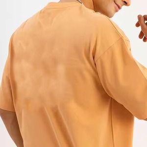 Camiseta Ligera de Secado Rápido 100% Algodón con Logotipo Estampado, Talla Grande para Hombre, Nueva Moda, Uso en Exteriores, Corte Holgado - Product Image 3