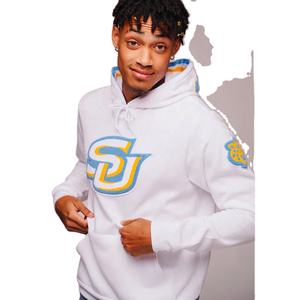 Green & <b>Orange</b> Custom Printed 100% Cotton Knitted Fleece Pullover <b>Hoodies</b> <b>for</b> University Sororities - Product Image 2