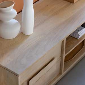 Meuble TV en bois de manguier Vandana Vertex Prime - Product Image 3