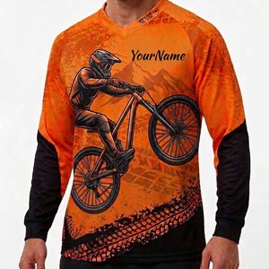 เสื้อจักรยานแขนยาวพิมพ์ลายแบบซับลิเมชั่น ปี 2025 สำหรับ BMX ครอสคันทรี แข่งขัน ให้ความสบายสูงสุด แห้งเร็ว - Product Image 1