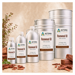Huile de bois de rose pure à 100 % de qualité supérieure, de qualité cosmétique, pour la parfumerie, l'aromathérapie, les cosmétiques, approvisionnement en vrac en provenance d'Inde - Product Image 3
