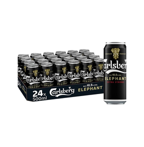 Cerveza Auténtica Carlsberg Elephant Extra Strong, 24 Latas de 0.5L, 10.5% ABV, Cerveza Fuerte y de Cuerpo Intenso, para Venta al por Mayor y Suministro a Granel Global - Product Image 1