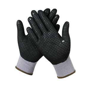 Gants de travail de sécurité personnalisés OEM avec doublure respirante en polyester et revêtement lisse en nitrile pour la construction et l'industrie - Product Image 5