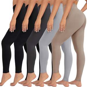 Leggings Deportivos de Cintura Alta, Cómodos y Elásticos, Tejido de Poliéster Transpirable, Tacto Suave, Ajuste Atlético, para Yoga y Gimnasio - Product Image 1