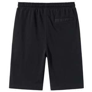 Shorts Bermuda en Coton Noir pour Homme avec Cordon de Serrage à la Taille et Poches, Logo Avant, Séchage Rapide, Respirant, Coupe Décontractée Taille Moyenne - Product Image 3
