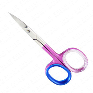 กรรไกรตัดเล็บ OEM สีเงิน ด้ามจับสีชมพู ปรับแต่งสีได้ กรรไกรทำเล็บมืออาชีพ โลโก้สั่งทำได้ อุปกรณ์เสริมความงาม ขายส่ง - Product Image 4