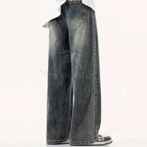 Pantalon large moderne pour homme fabriqué au Pakistan, décontracté, ample, tendance, style streetwear, à porter au quotidien - Product Image 3