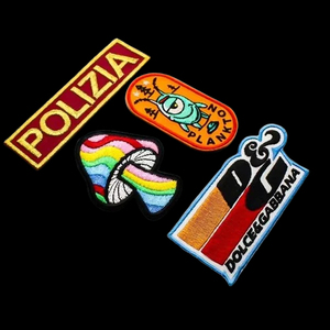 Patchs thermocollants personnalisés avec logo et nom, patchs brodés à grand bordure, accessoires pour vêtements et uniformes, patchs brodés en gros - Product Image 3