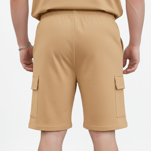 Conjunto Deportivo de Verano Personalizado, 100% Algodón Tejido, Transpirable, Ecológico, Unisex, Informal, Ligero, Cómodo, de Color Sólido - Product Image 4